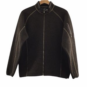 Kuhl Brown Scandinavian Full Zip Fleece Jacket